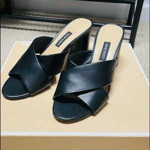 Nine west  mules with open-toe